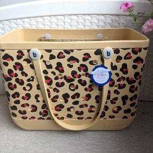 🤎🖤🧡LEOPARD Large Bogg Bag NWT